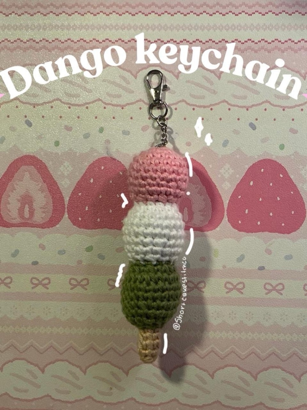 Handmade Dango Keychain